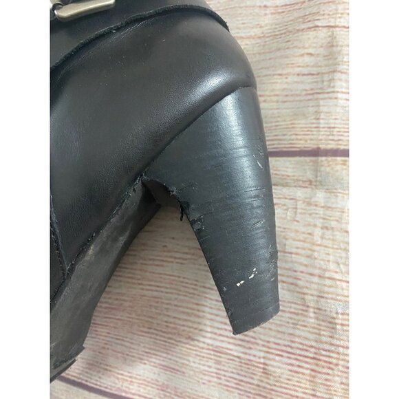 Coach And Four Black Leather Becky Women' Ankle Booties - 9.5M - Picture 14 of 14